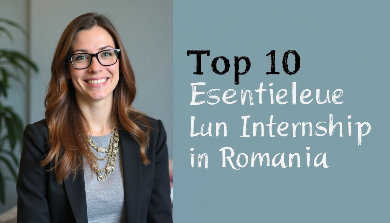 Tineri entuziaști participând la un internship în România, învățând și dezvoltându-se profesional.